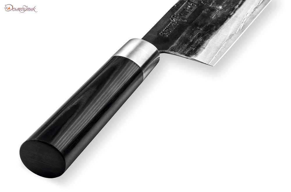 Нож кухонный "Samura SUPER 5" накири 171 мм  - фото 6