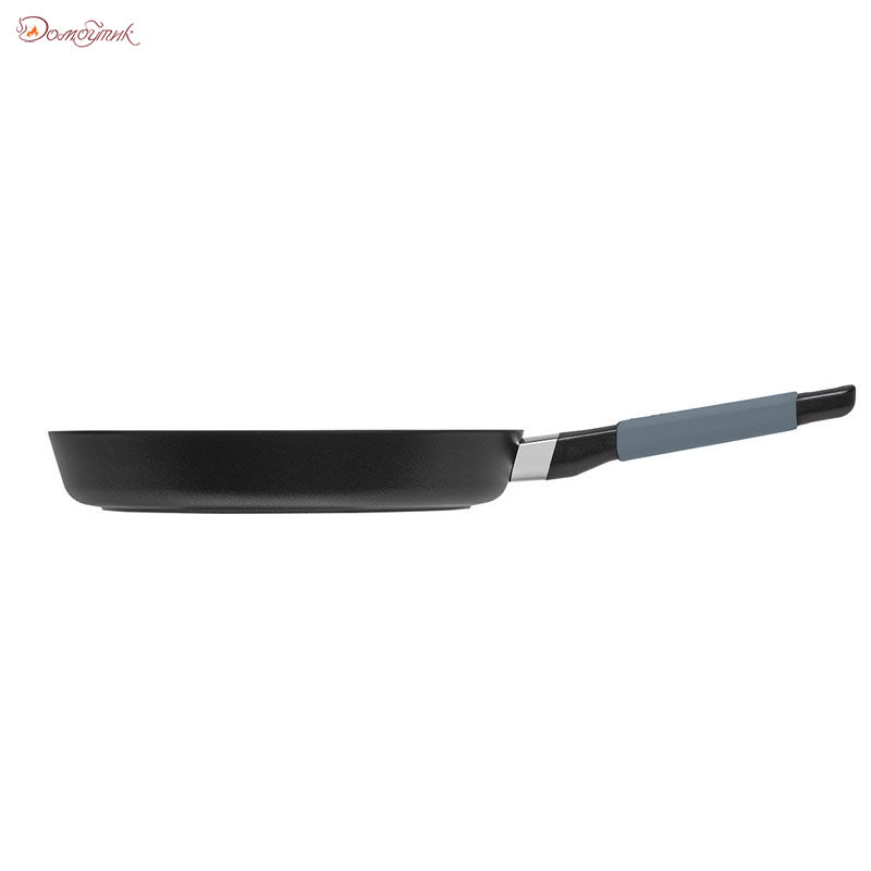 Сковорода 24 см индукционная с серой силиконовой ручкой,  SQUALITY - фото 3