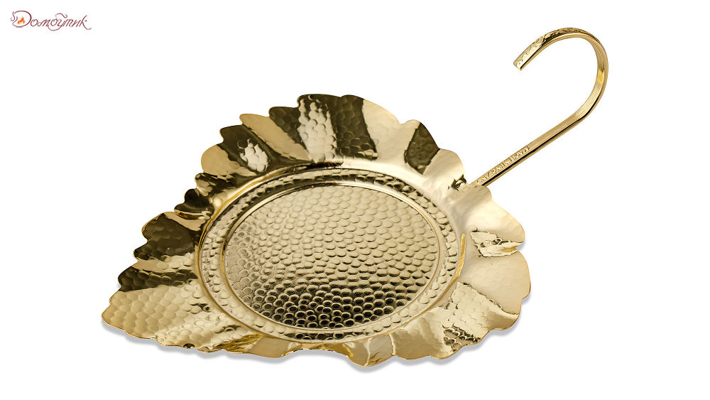 Вазочка для варенья на подставке с ложкой Queen Anne 17,5см, золотой цвет - фото 2