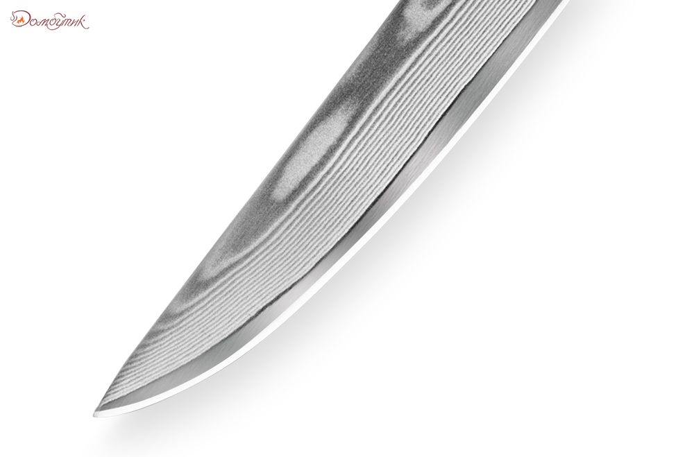 Нож кухонный "Samura DAMASCUS" обвалочный 165 мм, дамаск 67 слоев - фото 4