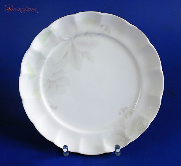 Набор тарелок мелких "Магнолия Грэй" 21,5 см, 6 шт. (платина)