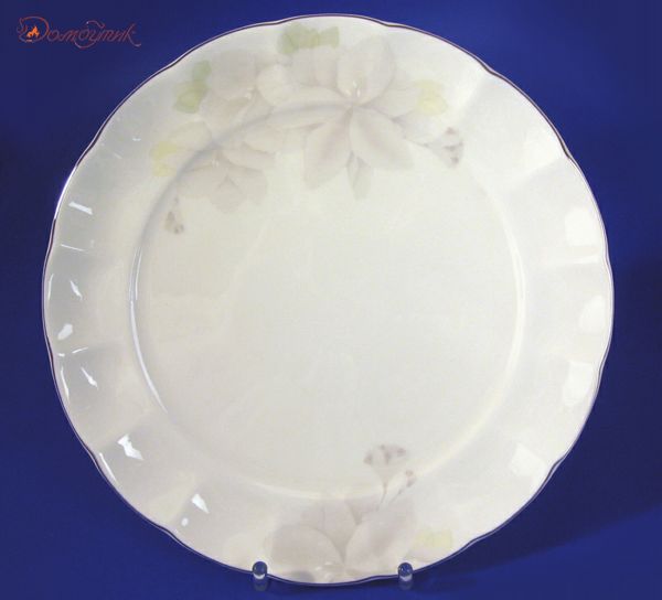 Набор тарелок "Магнолия Грэй" (Platinum) 27 см, 6 шт. - фото 1