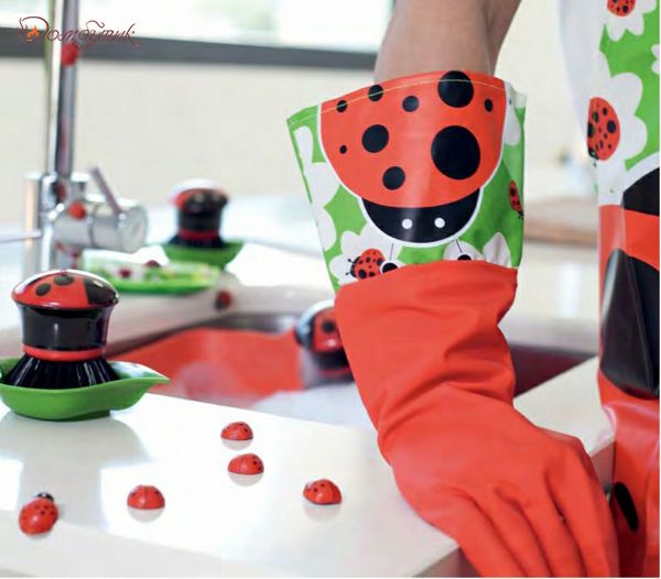 Резиновые перчатки "Ladybug"