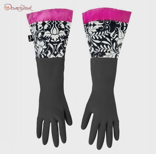 Резиновые перчатки "Rococco pink" - фото 1