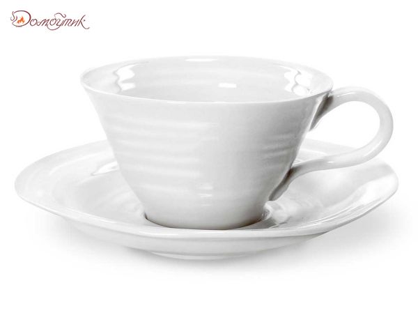 Чашка чайная с блюдцем 300мл "Софи Конран для Портмерион" (белая) - фото 1
