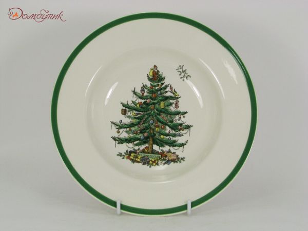 Тарелка закусочная "Рождественская ель" 20 см - фото 1