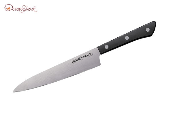 Нож кухонный "Samura HARAKIRI" универсальный 150 мм, корроз.-стойкая сталь, ABS пластик