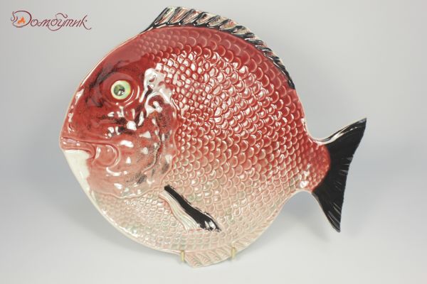 Тарелка обеденная  "Рыба" 27 см