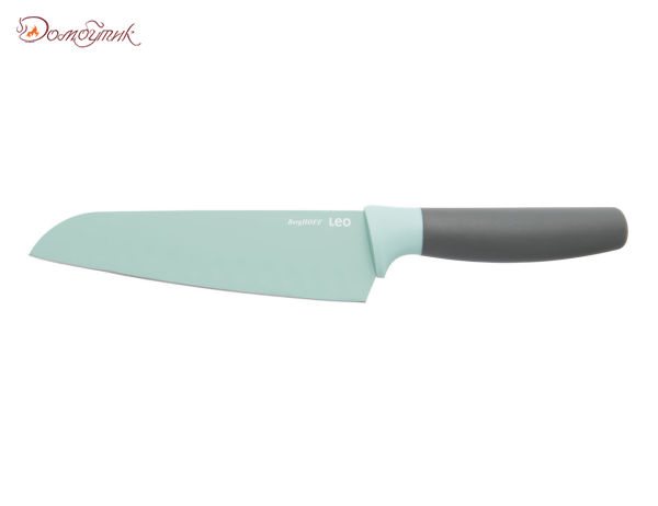 Нож сантоку 17 см (мятного цвета) - фото 1