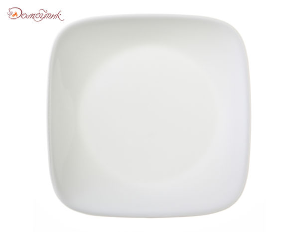 Тарелка десертная квадратная "Pure White" 17х17 см
