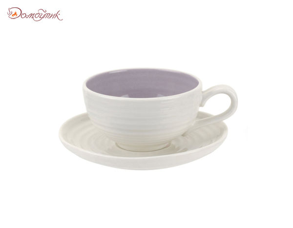 Чашка чайная с блюдцем "Софи Конран для Портмейрион" 200 мл (вишневая)