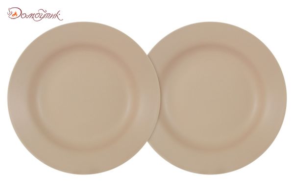 Набор из 2-х суповых тарелок "Птичье молоко", 21 см
