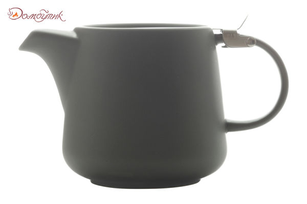 Чайник с ситечком Оттенки (чёрный) , 600мл - фото 1