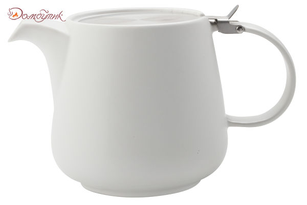 Чайник с ситечком 1.2л Оттенки (белый) , 1.2л - фото 1