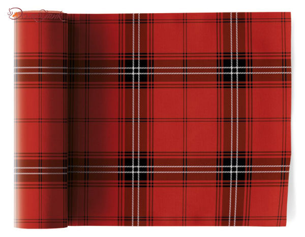 Салфетки 20х20см 12шт в рулоне, Cotton Tartan Christmas - фото 1