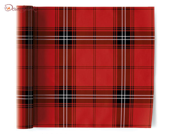 Салфетки 32х32см 6шт в рулоне, Cotton Tartan Christmas - фото 1