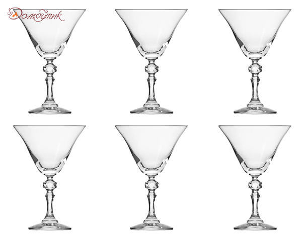 Набор бокалов для мартини  "Криста",170мл, 6шт