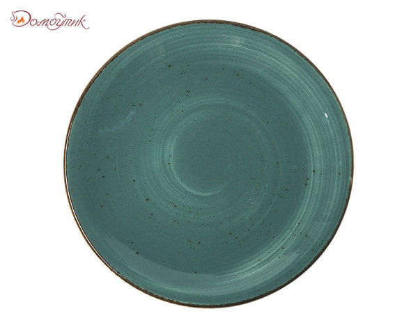 Обеденная тарелка Rustics 28 см, синяя.