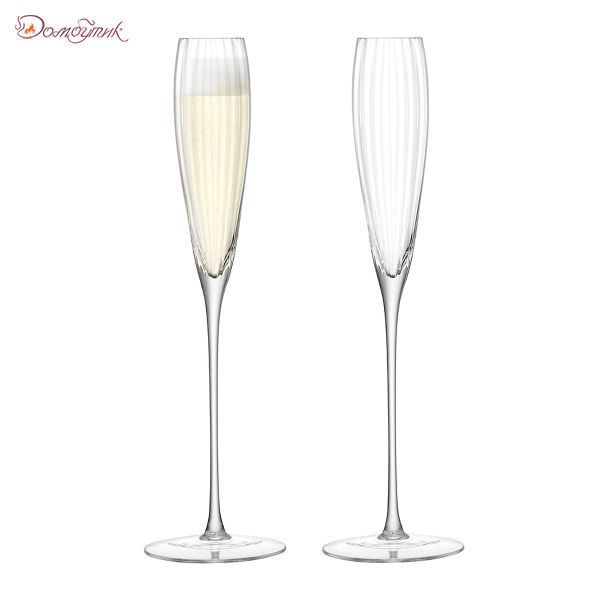 Набор из 2 бокалов-флейт для шампанского Aurelia 165 мл - фото 1