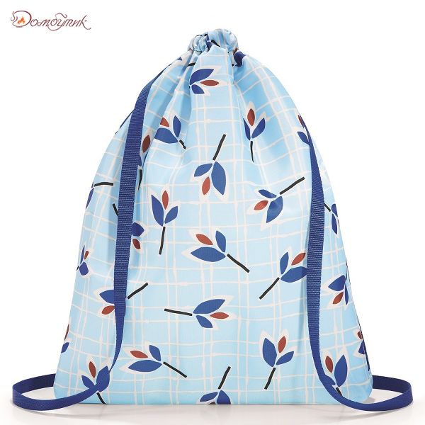 Рюкзак складной Mini maxi sacpack leaves blue