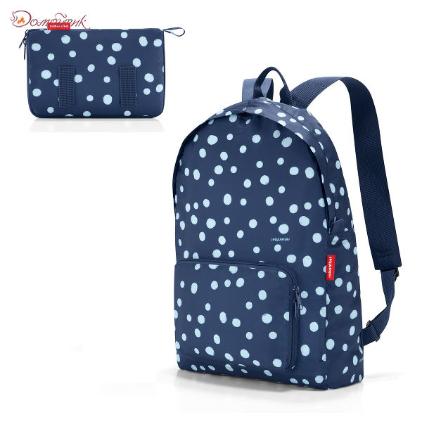 Рюкзак складной Mini maxi spots navy - фото 1