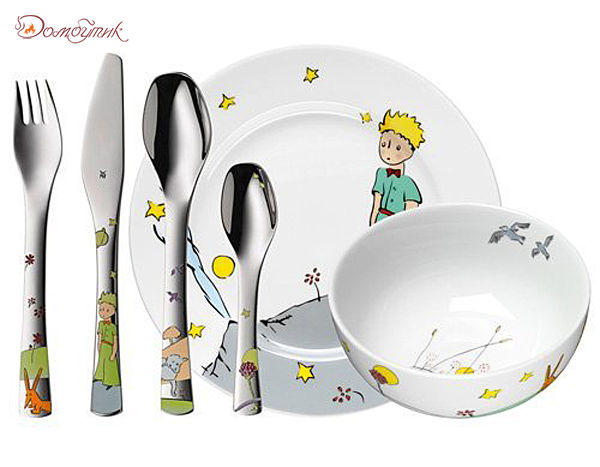 Детский набор посуды "THE LITTLE PRINCE", 6 пр. - фото 1