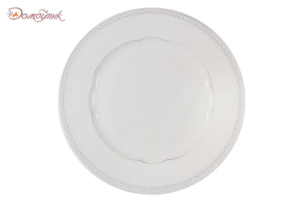 Тарелка обеденная "Augusta (белый)", 27 см  