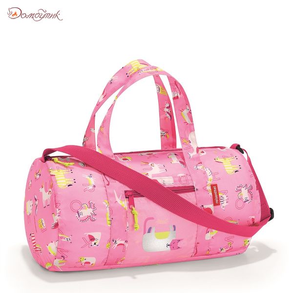 Сумка складная детская Dufflebag ABC friends pink - фото 1