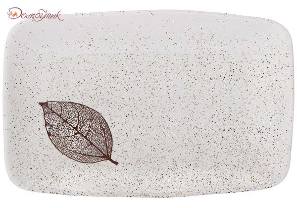 Поднос прямоугольный "Lantana White Stone", 21х14х2,5 см, ASHDENE  - фото 1