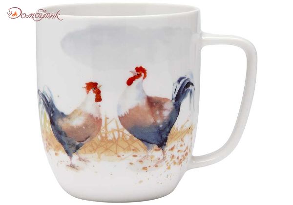 Кружка "Country Chickens Roosters" 350мл, ASHDENE 