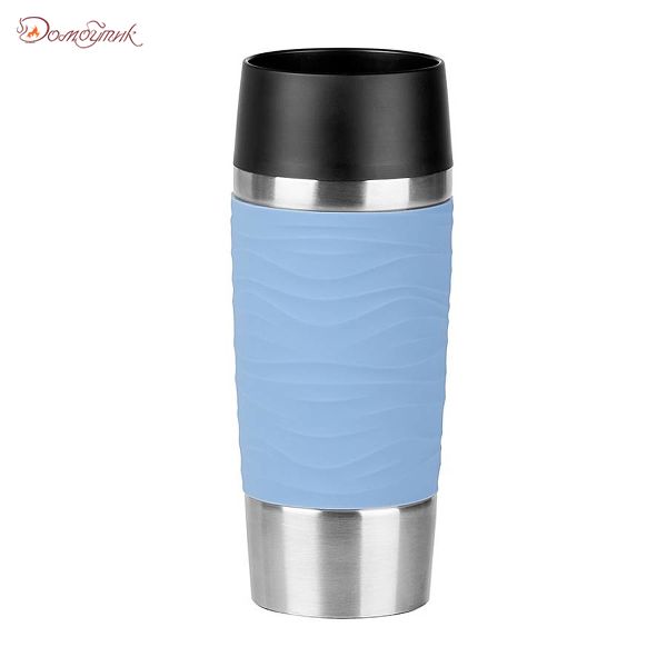 Термокружка TRAVEL MUG WAVES голубая,EMSA