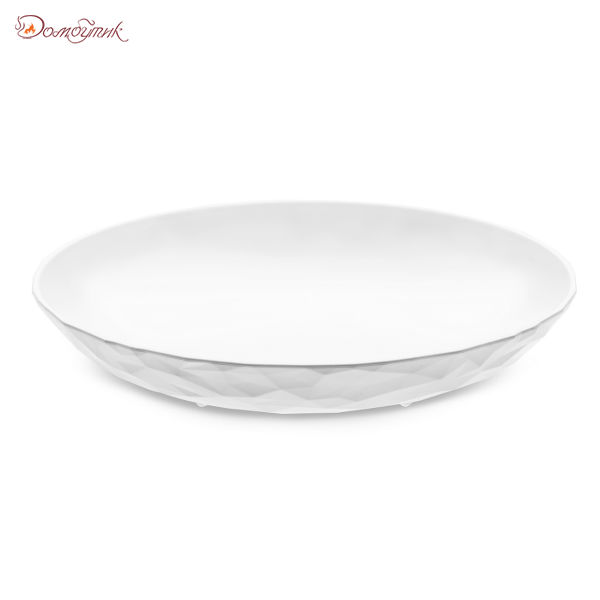 Тарелка суповая CLUB D 22 см белая