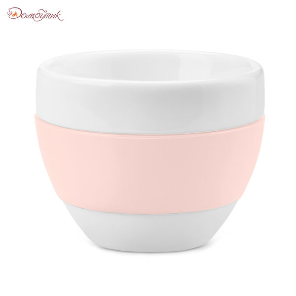 Чашка для капучино AROMA 100 мл розовая - фото 1