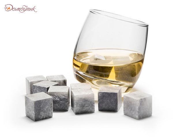 Набор кубиков из камня для охлаждения напитков Club, 9 шт, SagaForm 