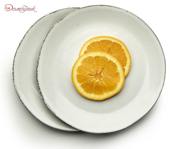 Набор тарелок для закуски Nature серые, 2 шт, SagaForm 