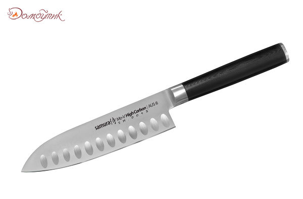 Нож кухонный "Samura Mo-V" Сантоку 138 мм, G-10