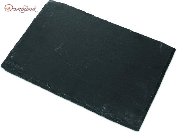 Доска сервировочная для сыра 33x23см (чёрная),Boska