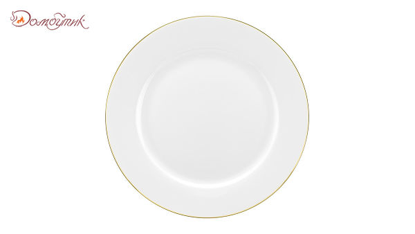 Тарелка закусочная Royal Worcester "Интуиция.Золотой кант" 20см - фото 1