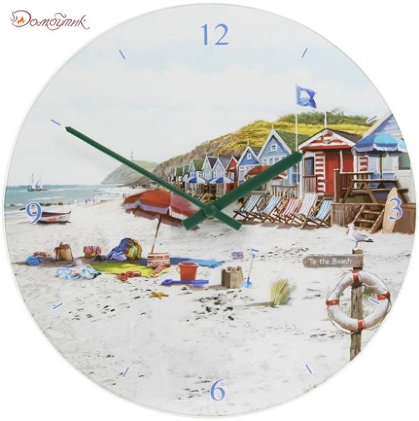 Часы настенные "Солнечный пляж" D 30 см