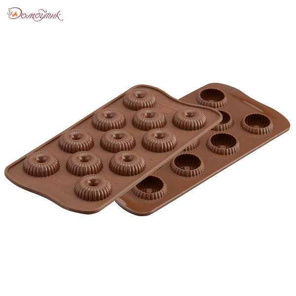 Форма для приготовления конфет Choco Crown 11 х 24 см силиконовая - фото 2