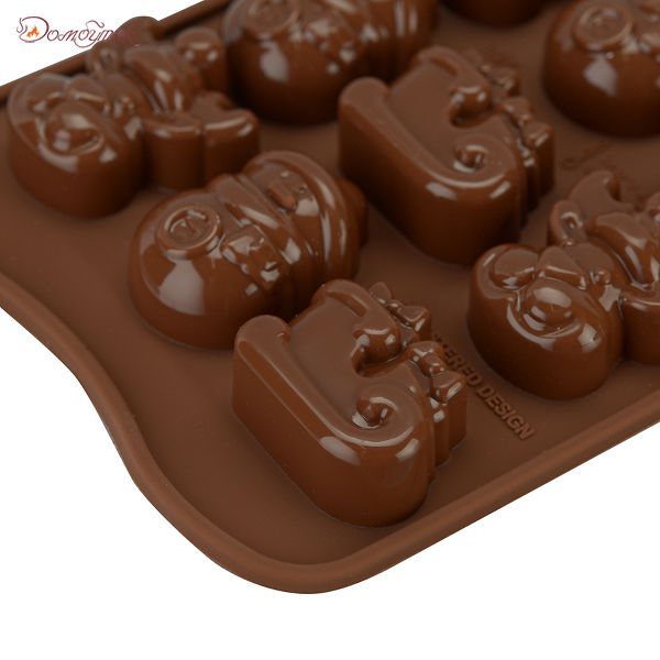 Форма для приготовления конфет Choco Winter силиконовая - фото 5