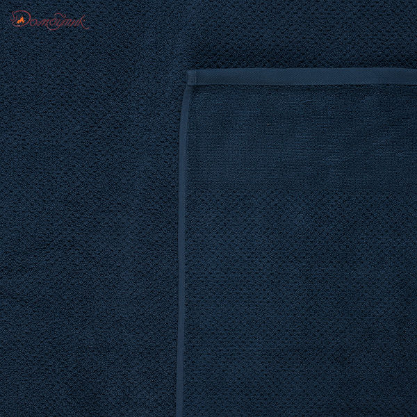 Полотенце банное фактурное темно-синего цвета  Essential, Tkano - фото 2