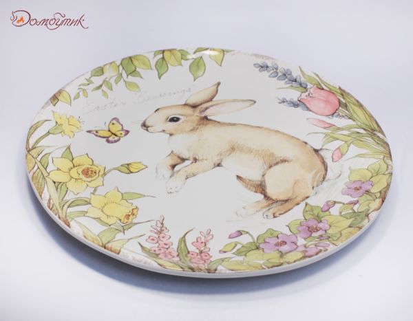 Тарелка обеденная "Пятнистый заяц" 28 см - фото 2