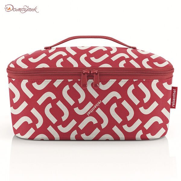 Термосумка Coolerbag M pocket signature red - фото 4