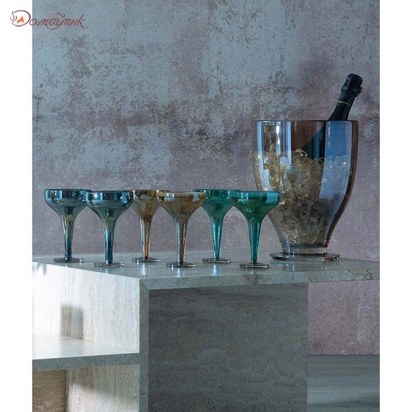 Набор креманок для шампанского Signature, Epoque, 150 мл, сапфир, 2 шт. - фото 2