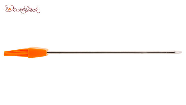 Кисть силиконовая поварская Weis 25см, оранжевая - фото 3