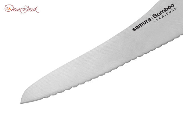 Нож кухонный "Samura Bamboo" для заморож. продуктов 188 мм, AUS-8 - фото 4