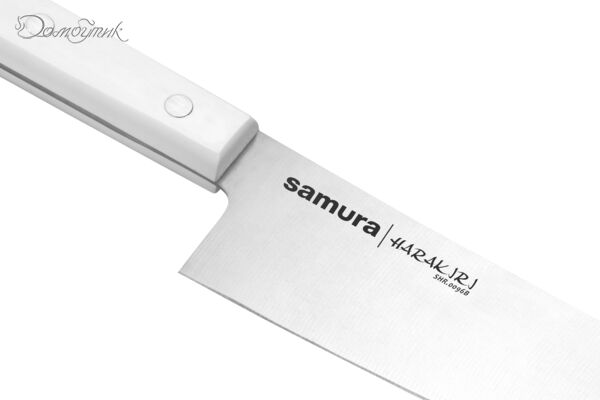 Нож кухонный "Samura HARAKIRI" Гранд Сантоку 197 мм - фото 5