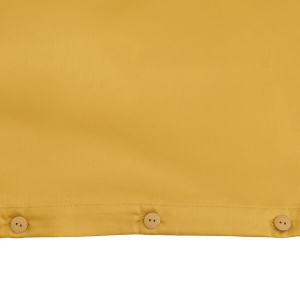 Комплект детского постельного белья из сатина горчичного цвета из коллекции Essential, 110х140 см - фото 5