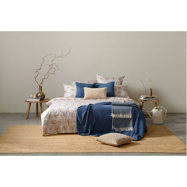 Комплект постельного белья из сатина с принтом Цветы из коллекции Prairie, 200х220 см - фото 2